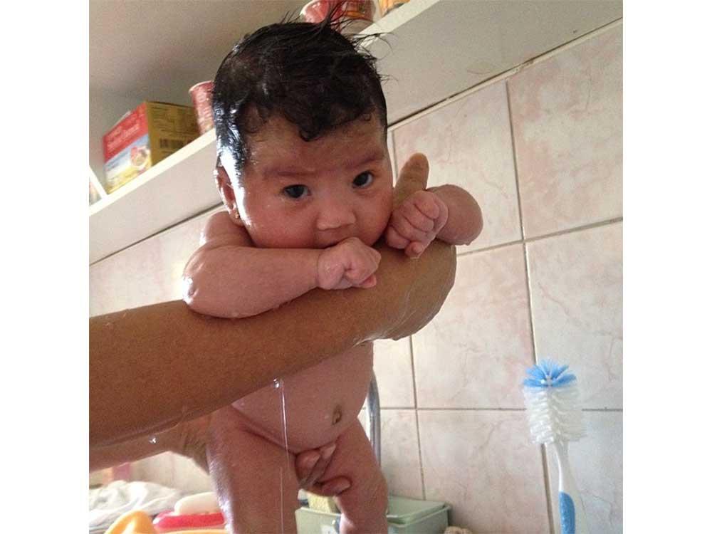 First shower