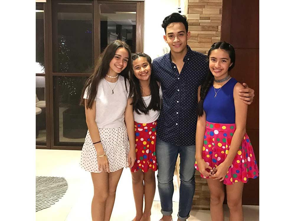 Sunshine Cruz Cesar Montano together for daughter Sam s birthday