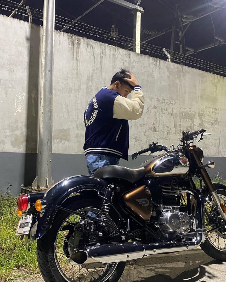 Motorcyle enthusiast