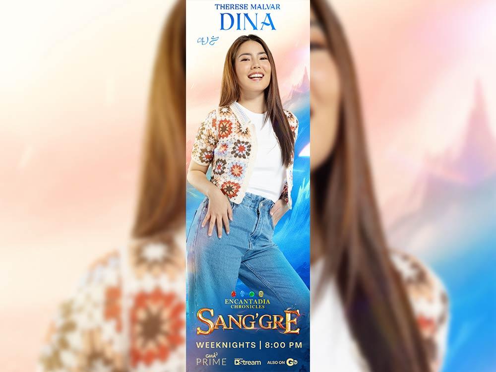 Therese Malvar bilang Dina