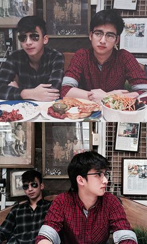 Kyle and Kym handsome