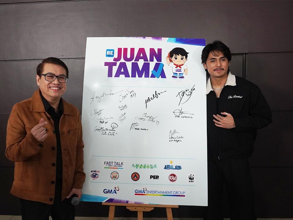 Miguel Tanfelix and Dr. Luis P. Gatmaitan