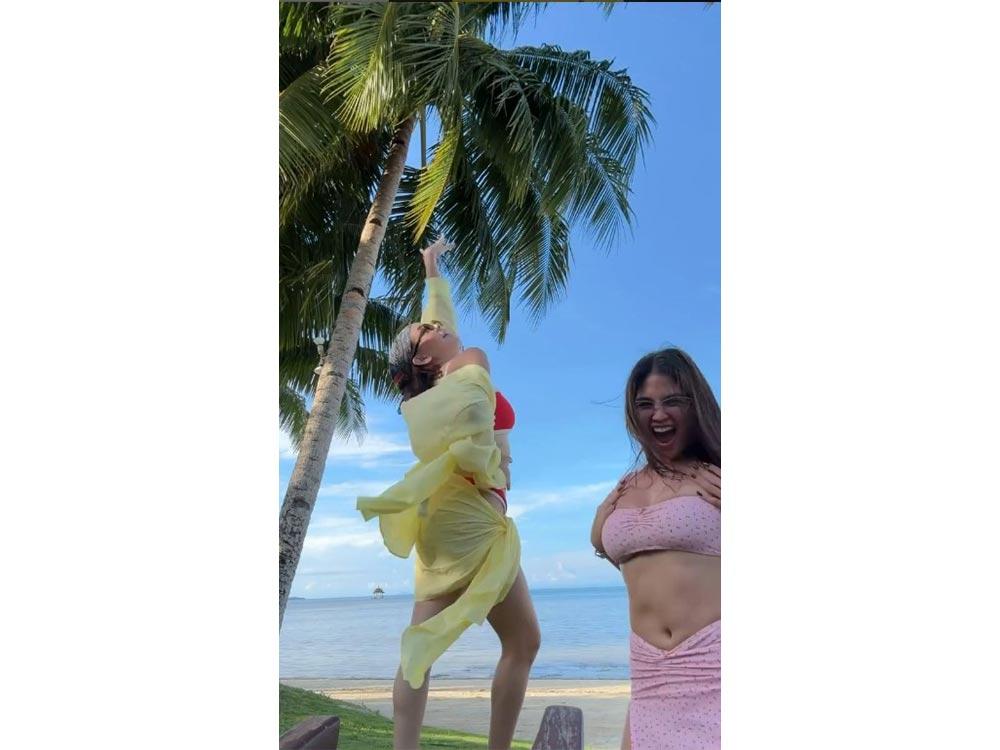 Mikee Quintos and Heaven Peralejo