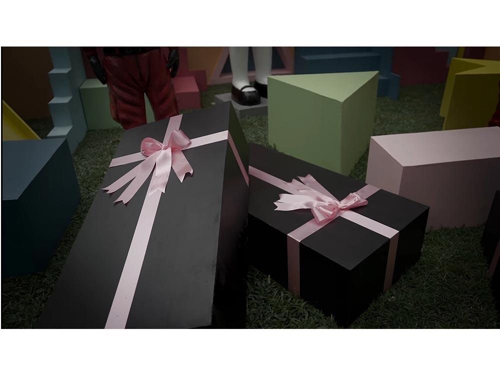 Black and Pink coffins