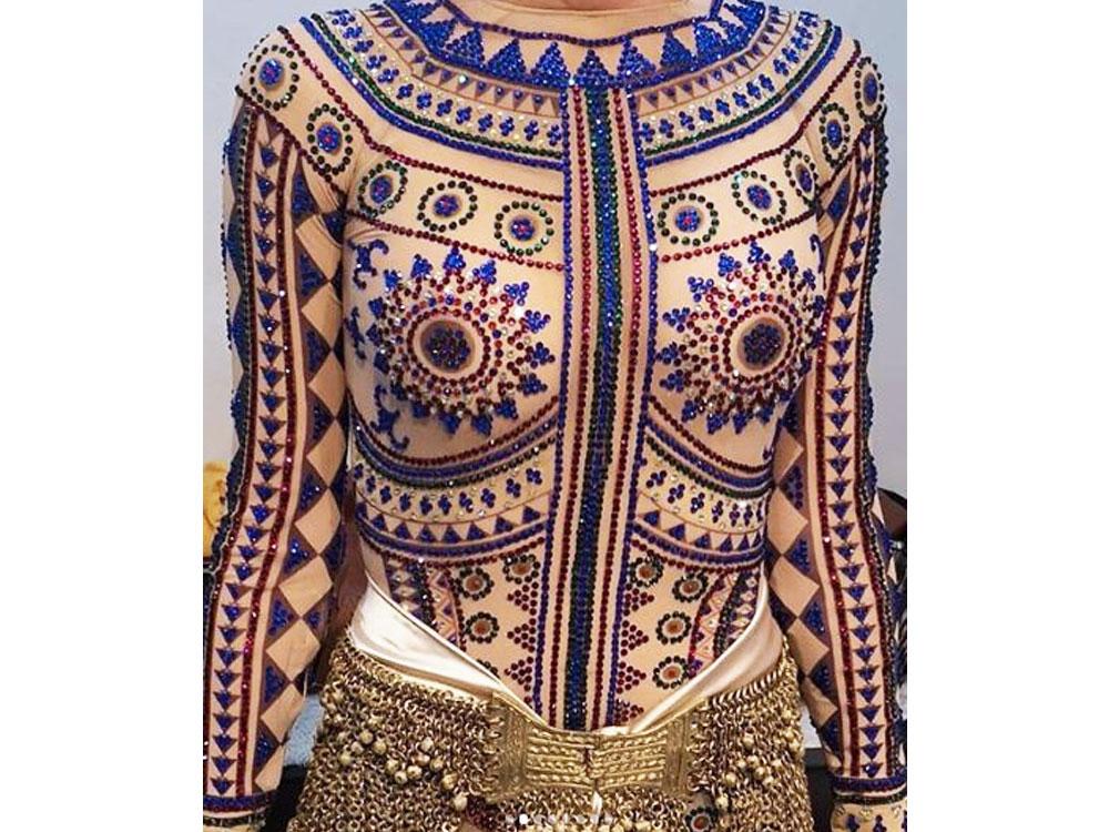 PINTADOS-INSPIRED BODY SUIT