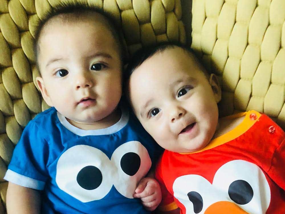 Cookie Monster and Elmo