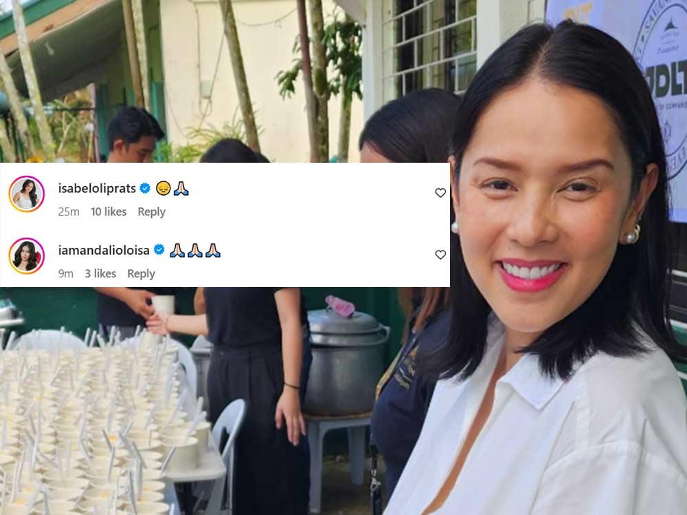 Isabel Oli and Loisa Andalio