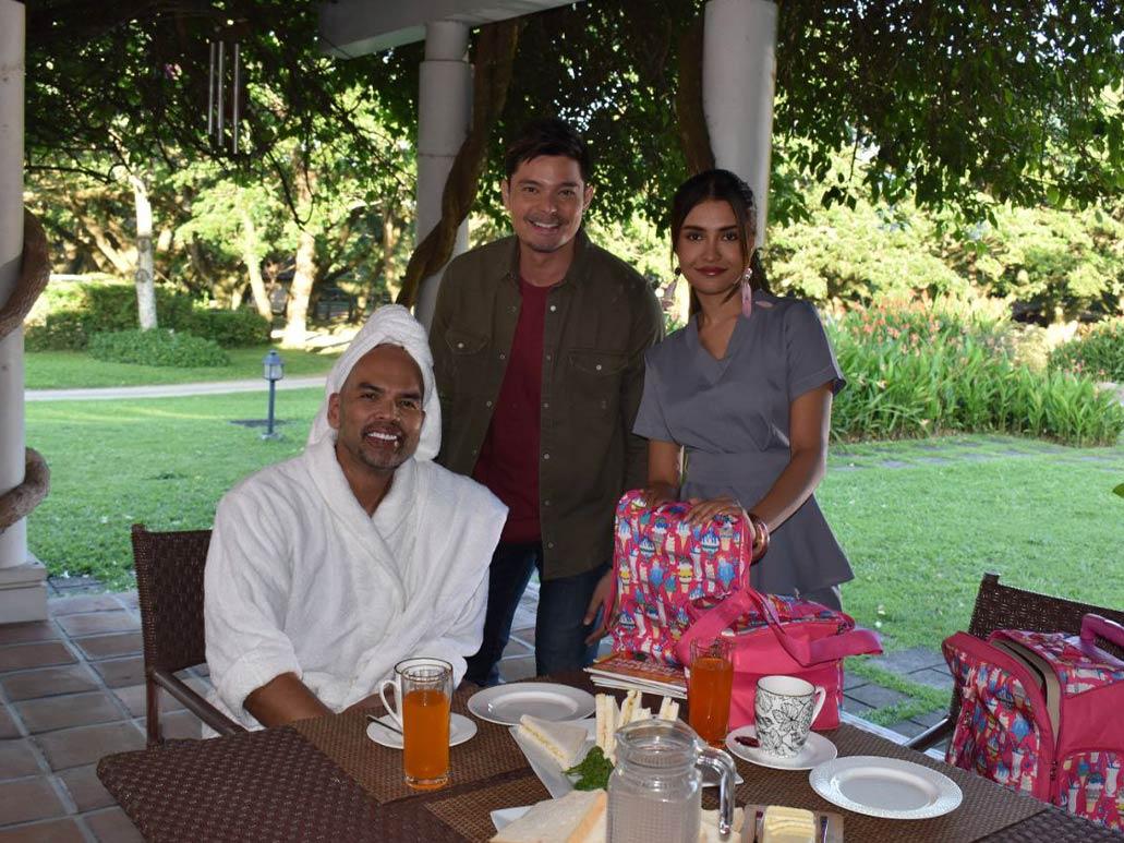 Benjie Paras, Dingdong Dantes, and Rabiya Mateo