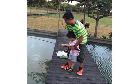Fishing with dad