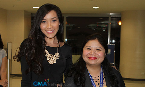 On the red carpet at the Jennifer Lopez Manila concert
