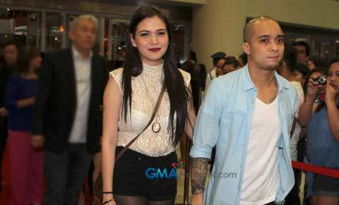 On the red carpet at the Jennifer Lopez Manila concert