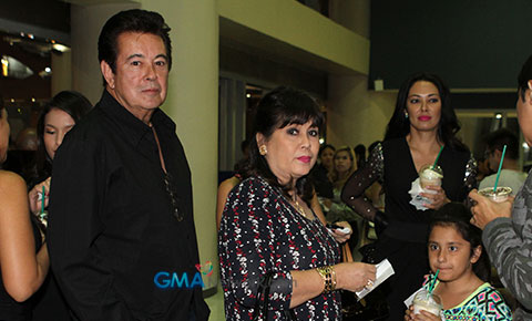 On the red carpet at the Jennifer Lopez Manila concert