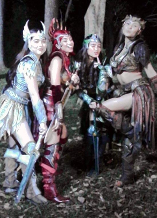 Pirena, Alena, Danaya, at Amihan