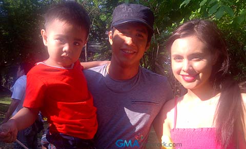 On the set of 'Magpakailanman' (Bayarang Adonis: The Kristoffer King Story)