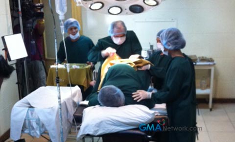 On the set of 'Magpakailanman: The Ronaldo Niangar Story'