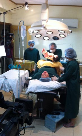 On the set of 'Magpakailanman: The Ronaldo Niangar Story'