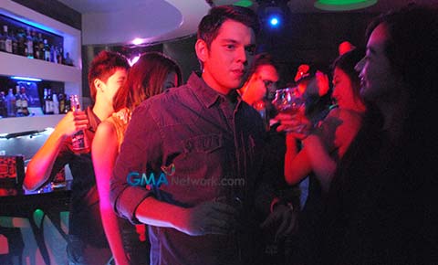 On the set of 'My Lady Boss' with Richard Gutierrez