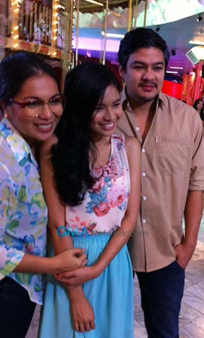 On the set of Magpakailanman: The Louise delos Reyes Story