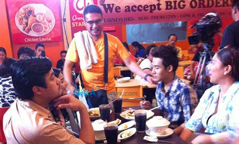 On the set of Magpakailanman: The Louise delos Reyes Story