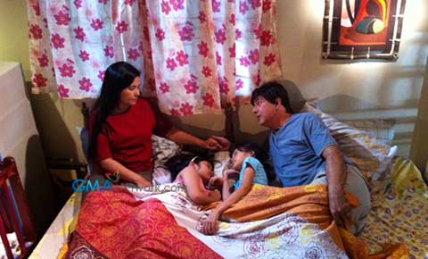 On the set of Magpakailanman: The Susan Maniego Story