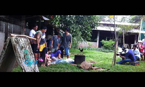 On the set of Magpakailanman: The Susan Maniego Story