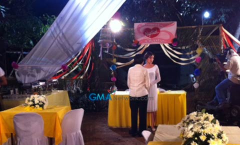 On the set of Magpakailanman: The Susan Maniego Story