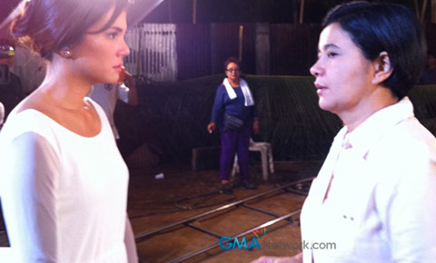 On the set of Magpakailanman: The Susan Maniego Story