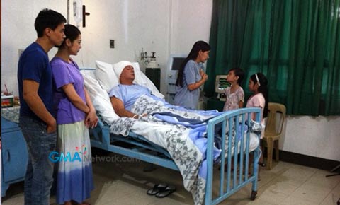 On the set of Magpakailanman: The Susan Maniego Story