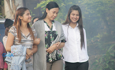 On the set of Magpakailanman's “Sa Bangin ng Kamatayan”