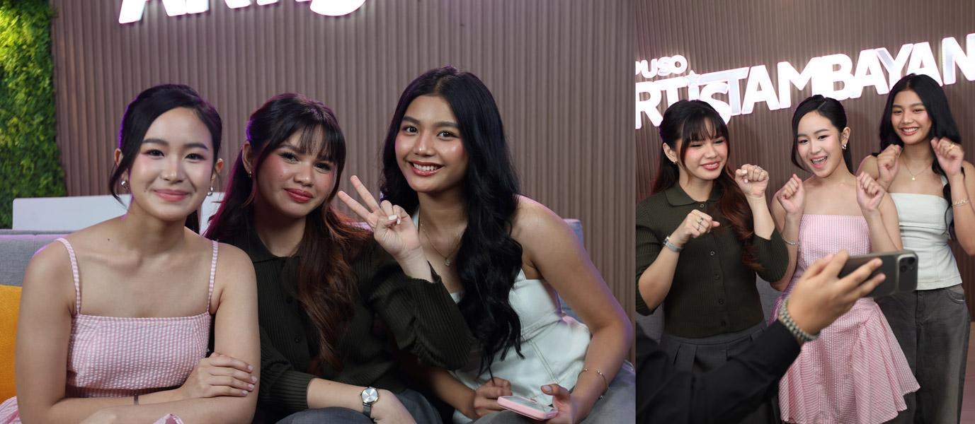 Caprice Cayetano, Ashley Sarmiento, and Princess Aliyah