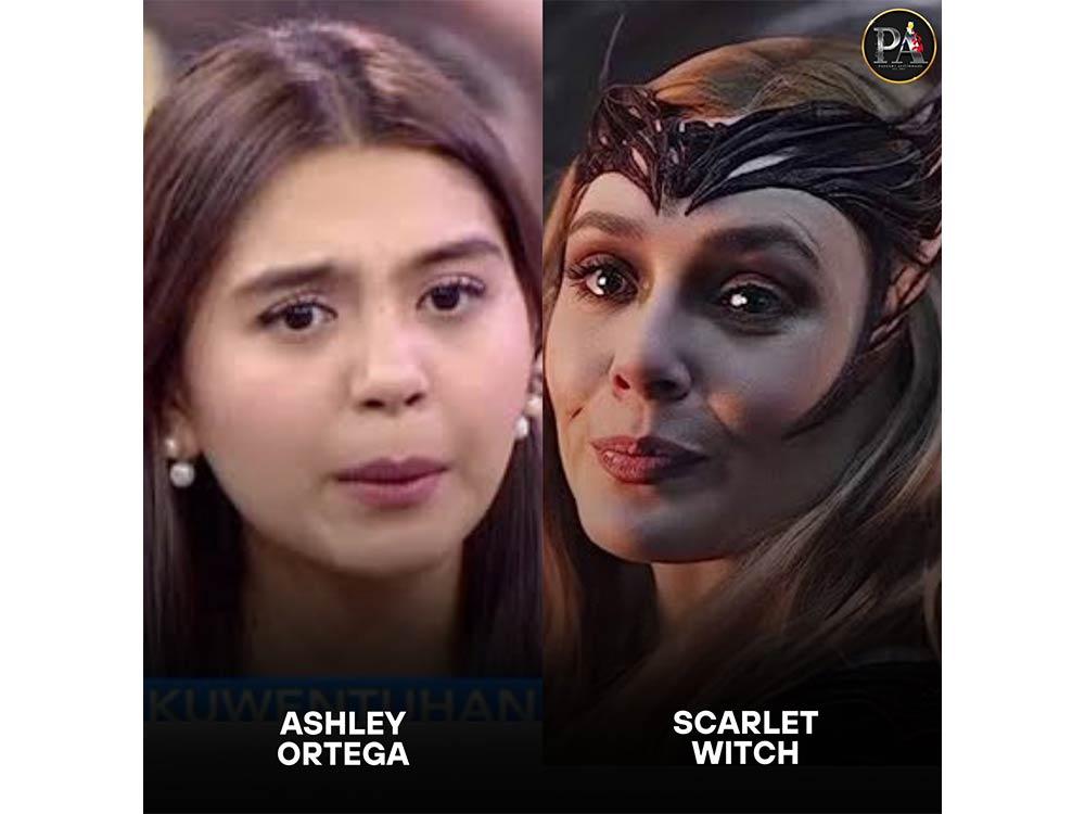 Ashley Ortega and Scarlet Witch