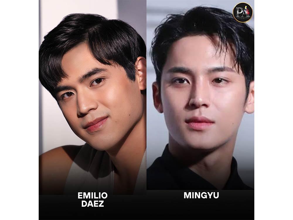 Emilio Daez and SEVENTEEN's Mingyu