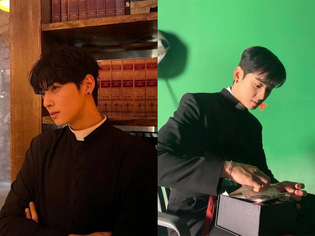 Photo S] Cha Eun-woo, 'Visual that not even hair can get in the way' <  Entertainment < 기사본문 - SPOTV