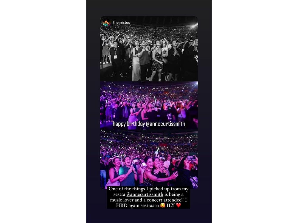 They are concert buddies