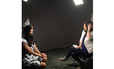 Pia on Nightline with Juju Chang