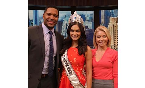 Pia with Kelly and Michael