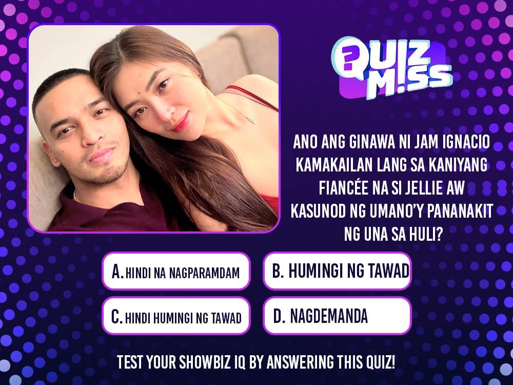 Jam Ignacio and Jellie Aw's issue