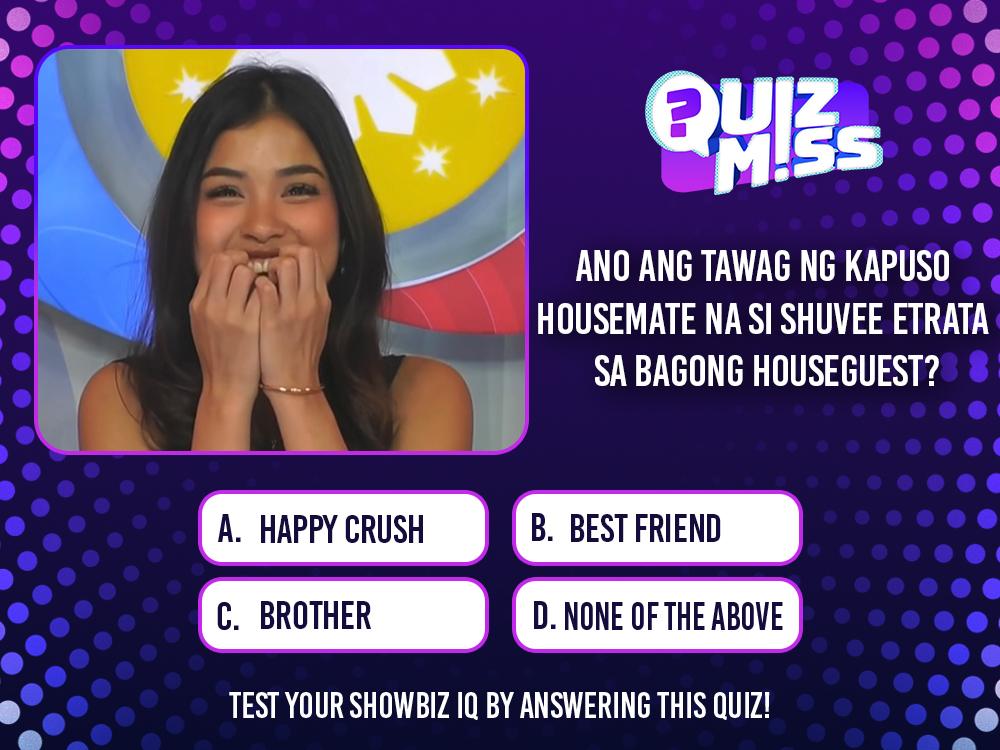 Shuvee Etrata and New Houseguest