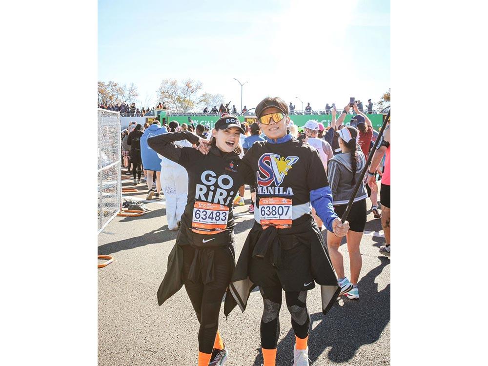 Rhian Ramos and Sam Versoza