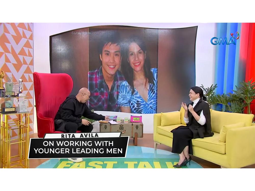 Working with younger leading men