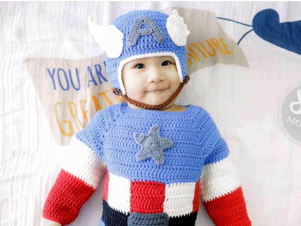 Knitted costume