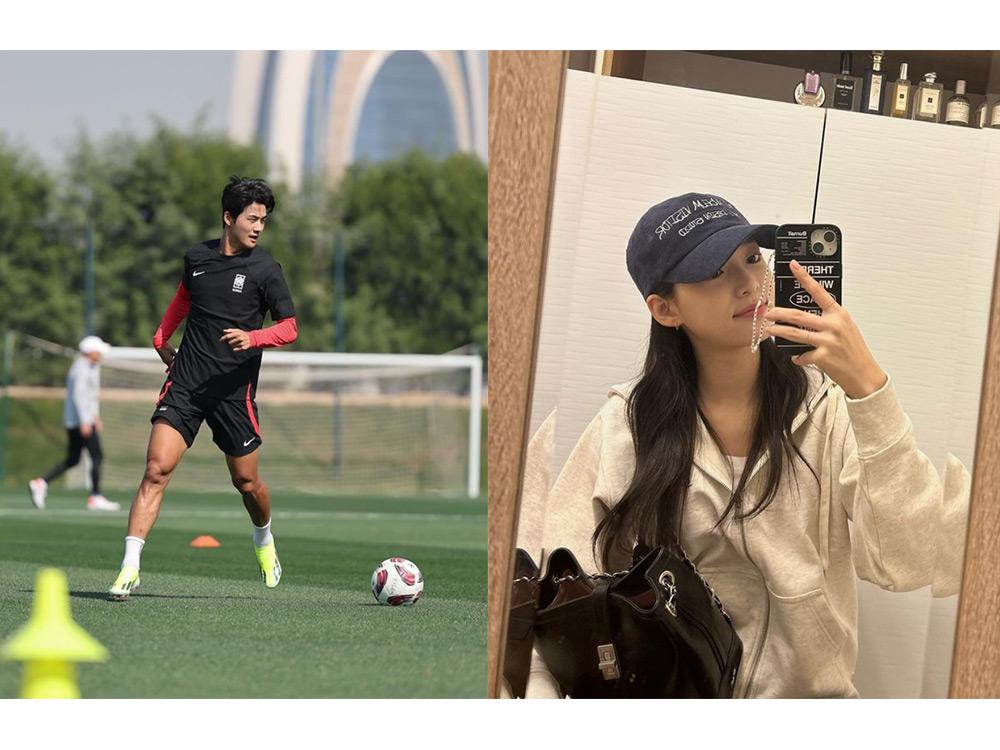 Former APRIL Yang Yena and Footballer Seol Young-woo