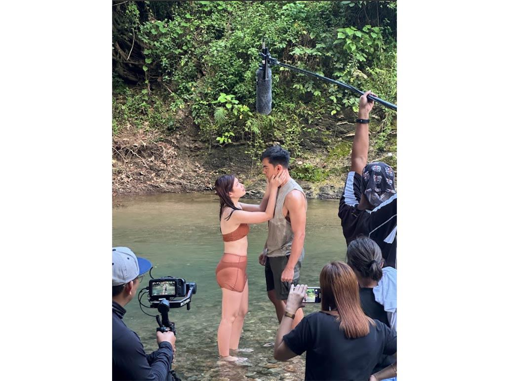 Thea Tolentino, nag-bikini sa sapa!