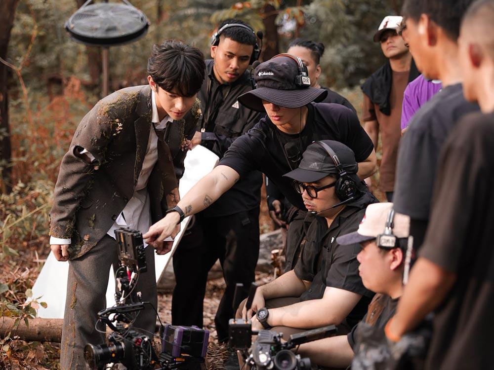 On the set