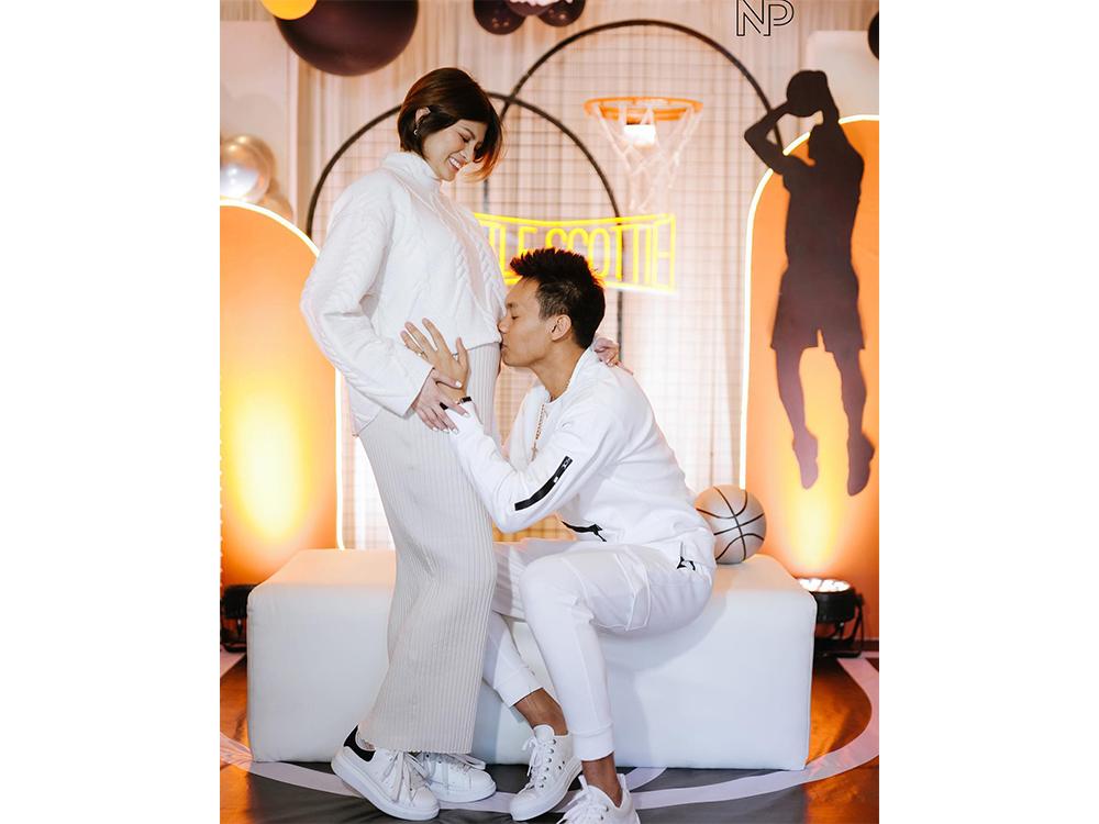 Scottie Thompson and Jinky Serrano's slam dunk baby shower for Little ...