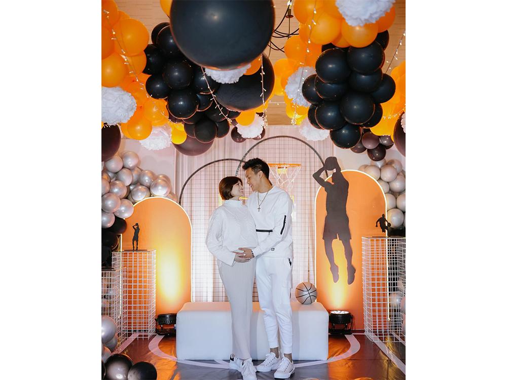 Scottie Thompson and Jinky Serrano's slam dunk baby shower for Little ...