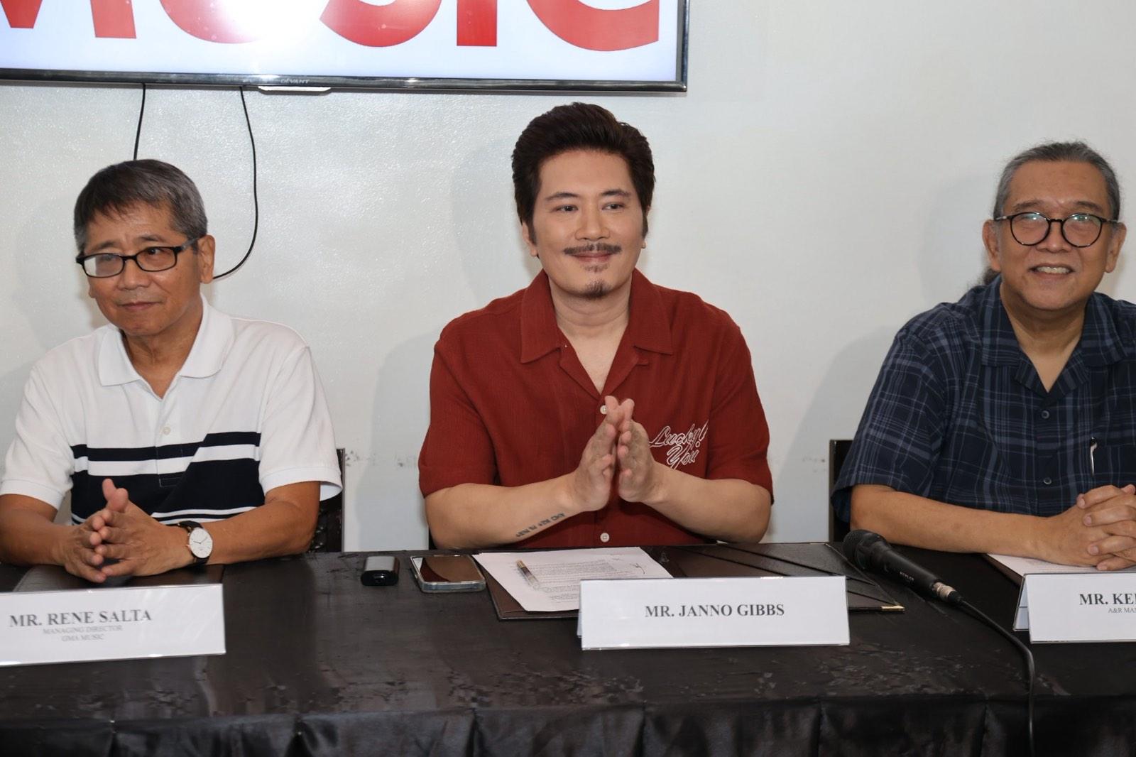 Janno Gibbs, pumirma ng kontrata sa GMA Music