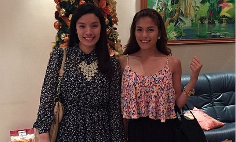 Andrea Torres and sister Angeli