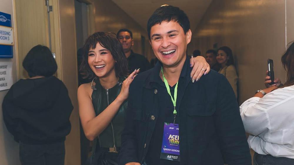 Sarah Geronimo and Matteo Guidicelli