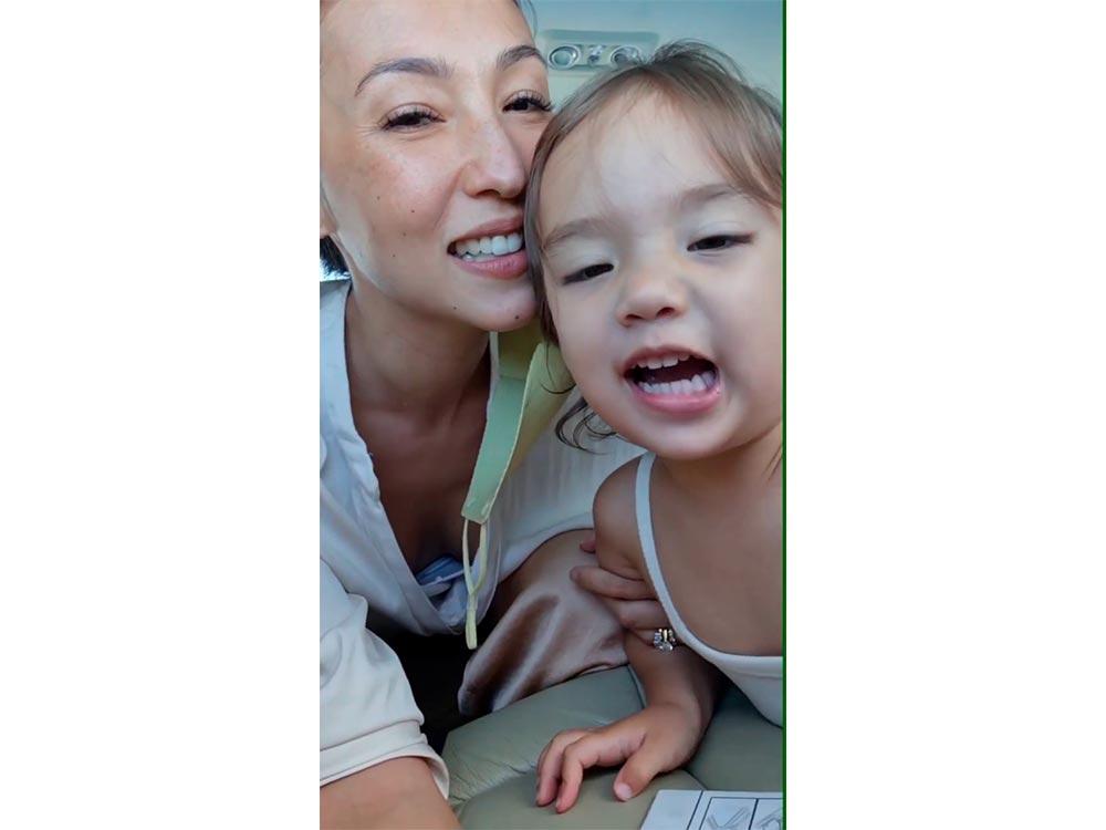 Solenn Heussaff and Thylane Bolzico